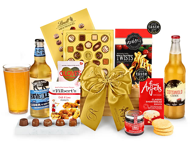 Gifts For Teacher's Whittington Wooden Box With Cider